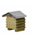 Abri en bois pour abeilles - L 12,3 x l 15,8 x H 15,2 cm