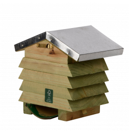 Abri en bois pour abeilles - L 12,3 x l 15,8 x H 15,2 cm