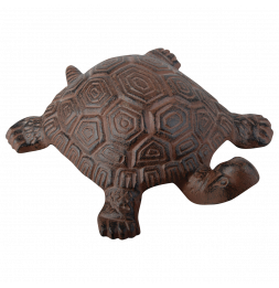 Tortue décorative en fonte - L 15,2 x l 19,3 x H 5,6 cm