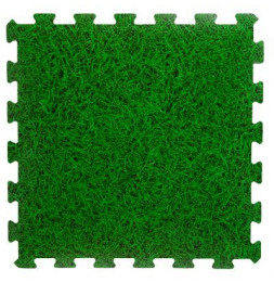 Tapis de sol modulable en mousse - 8 pièces - L 50 x l 50 cm - Vert