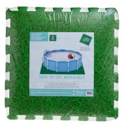 Tapis de sol modulable en mousse - 8 pièces - L 50 x l 50 cm - Vert