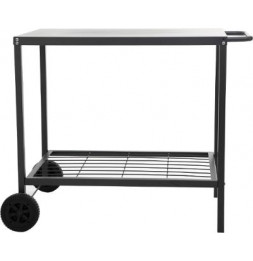 Desserte de plancha et barbecue - L 90 x l 58 x H 75 cm - Noir