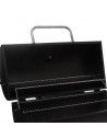 Barbecue à charbon Neka Arguin - L 100 x l 52 x H 96 cm - Noir