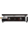 Plancha à gaz 2 feux - L 49 x l 41 x H 14 cm - Noir