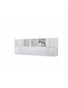 Ensemble meuble TV mural Blox SB V - L 175 x P 32 x H 70 cm - Blanc