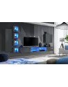 Ensemble meuble TV mural Switch XXVI - L 320 x P 40 x H 150 cm - Gris