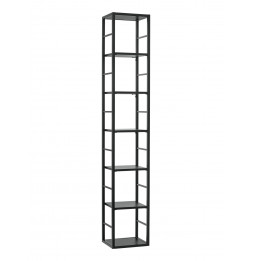 Étagère Switch en métal 7 niveaux - L 30 x P 25 x H 176 cm - Noir