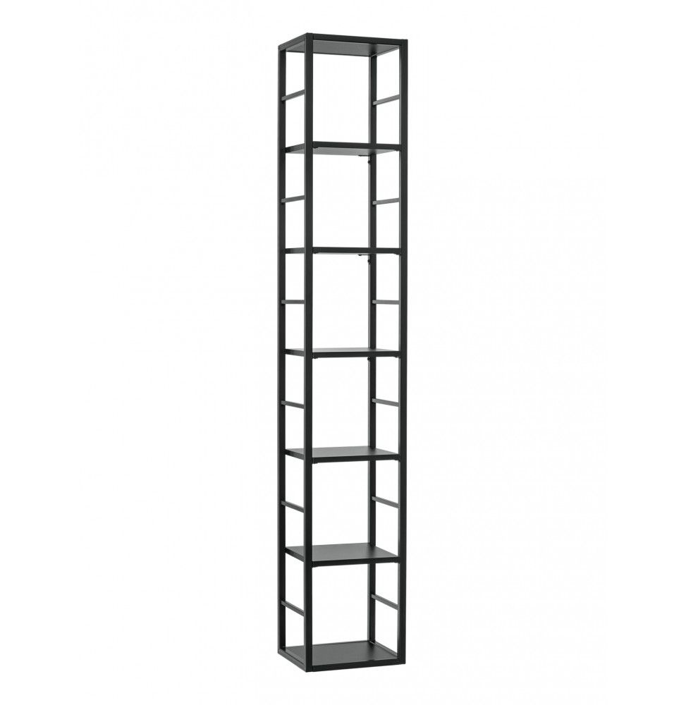 Étagère Switch en métal 7 niveaux - L 30 x P 25 x H 176 cm - Noir