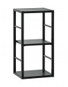 Étagère Switch en métal 3 niveaux - L 30 x P 25 x H 60 cm - Noir