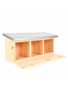 Nichoir appartement - L 16,8 l 46,8 x H 20,5 cm - Pin