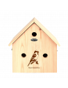 Nichoir maison - L 16,4 x l 33,3 x H 35,8 cm - Pin