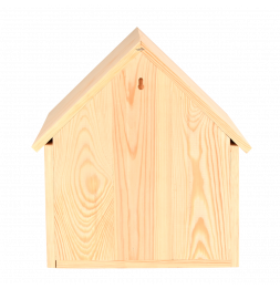 Nichoir maison - L 16,4 x l 33,3 x H 35,8 cm - Pin