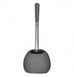 Brosse de toilettes en inox - Gris