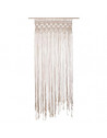 Rideau fil macramé - 90 x 200 cm - Beige