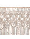 Rideau fil macramé - 90 x 200 cm - Beige