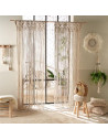 Rideau fil macramé - 90 x 200 cm - Beige