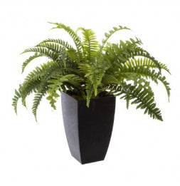 Plante artificielle fougère en pot - H 55 cm