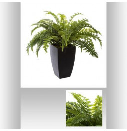 Plante artificielle fougère en pot - H 55 cm