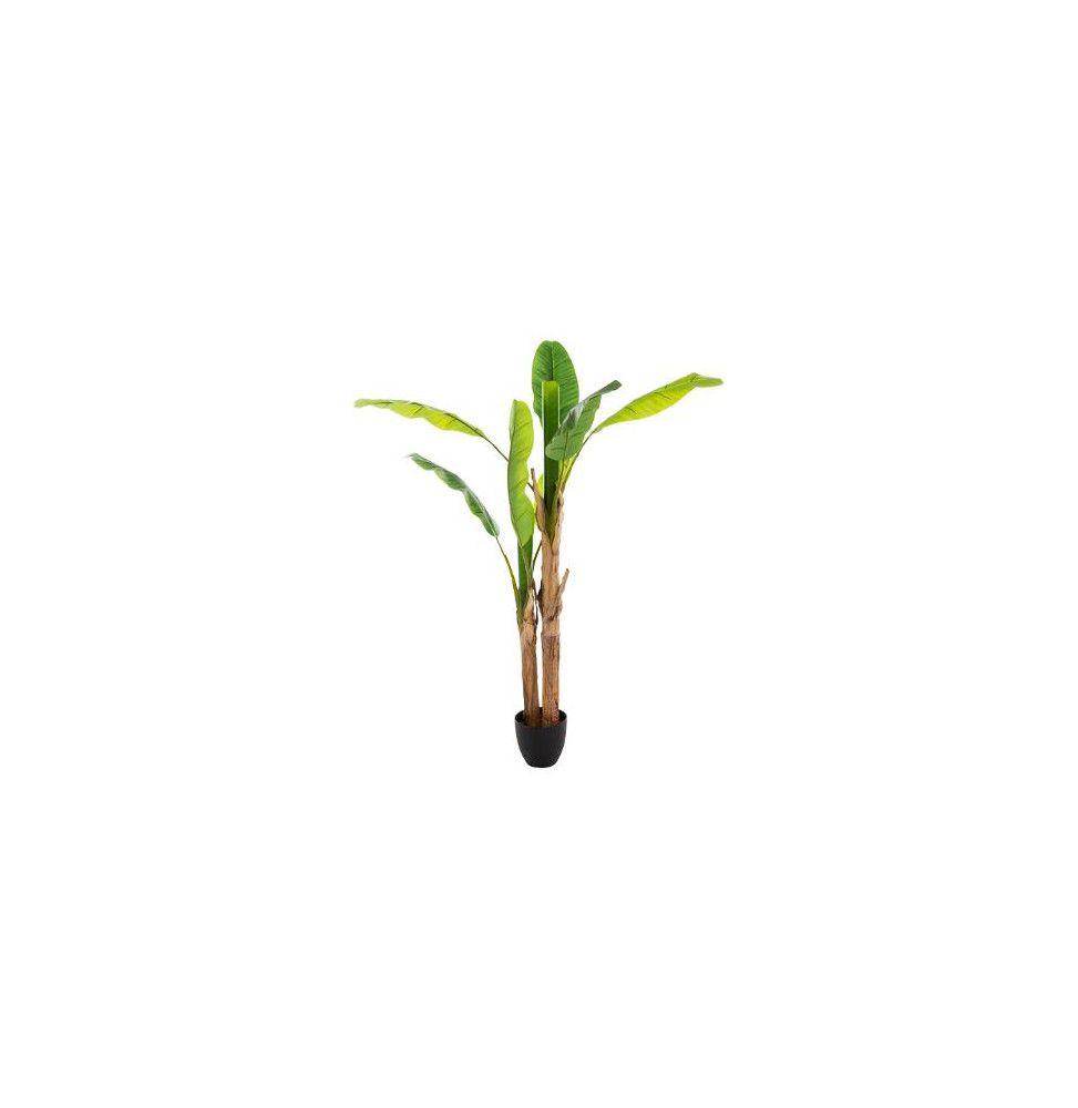 Bananier double - H 160 cm - Plante artificielle