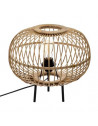 Lampe à poser avec trépied - H 33 cm - Bambou