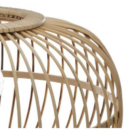 Lampe à poser avec trépied - H 33 cm - Bambou