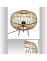 Lampe à poser avec trépied - H 33 cm - Bambou