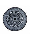 Tapis de jardin réversible rond - D 180 x 0,8 cm - Motifs cercles