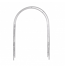 Arche pour roses - L 37 x l 152 x H 217,5 cm - Décors volutes