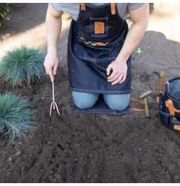 Sac à outils de jardin - D 29,3 x H 25 cm - Jean