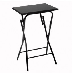 Table pliante - L 48 cm x l 38 cm - Noir