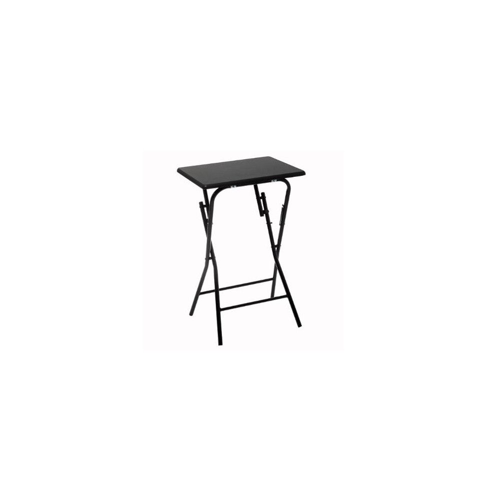 Table pliante - L 48 cm x l 38 cm - Noir