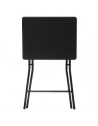 Table pliante - L 48 cm x l 38 cm - Noir