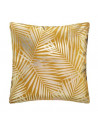 Coussin en velours - L 40 cm x l 40 cm - Ocre