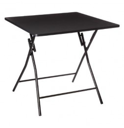 Table d'appoint pliante - H 75 cm - Noir