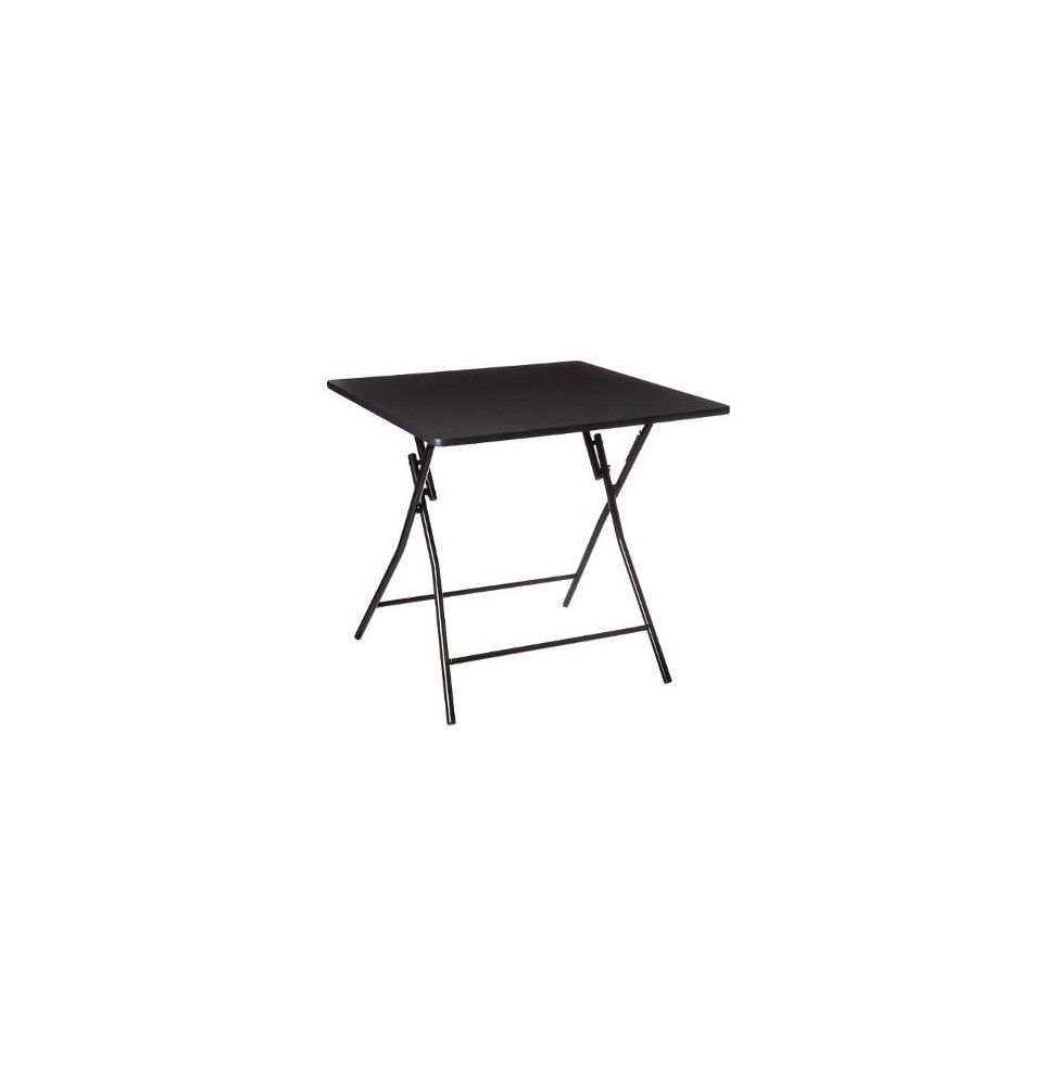 Table d'appoint pliante - H 75 cm - Noir