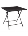 Table d'appoint pliante - H 75 cm - Noir