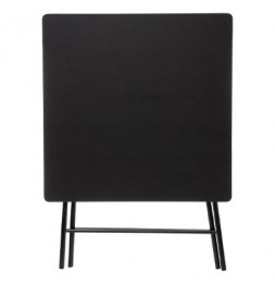 Table d'appoint pliante - H 75 cm - Noir