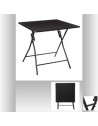 Table d'appoint pliante - H 75 cm - Noir