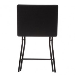 Table de bar pliante - H 103 cm - Noir