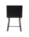 Table de bar pliante - H 103 cm - Noir