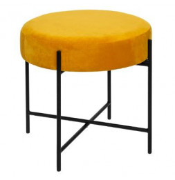 Tabouret en velours - H 45...