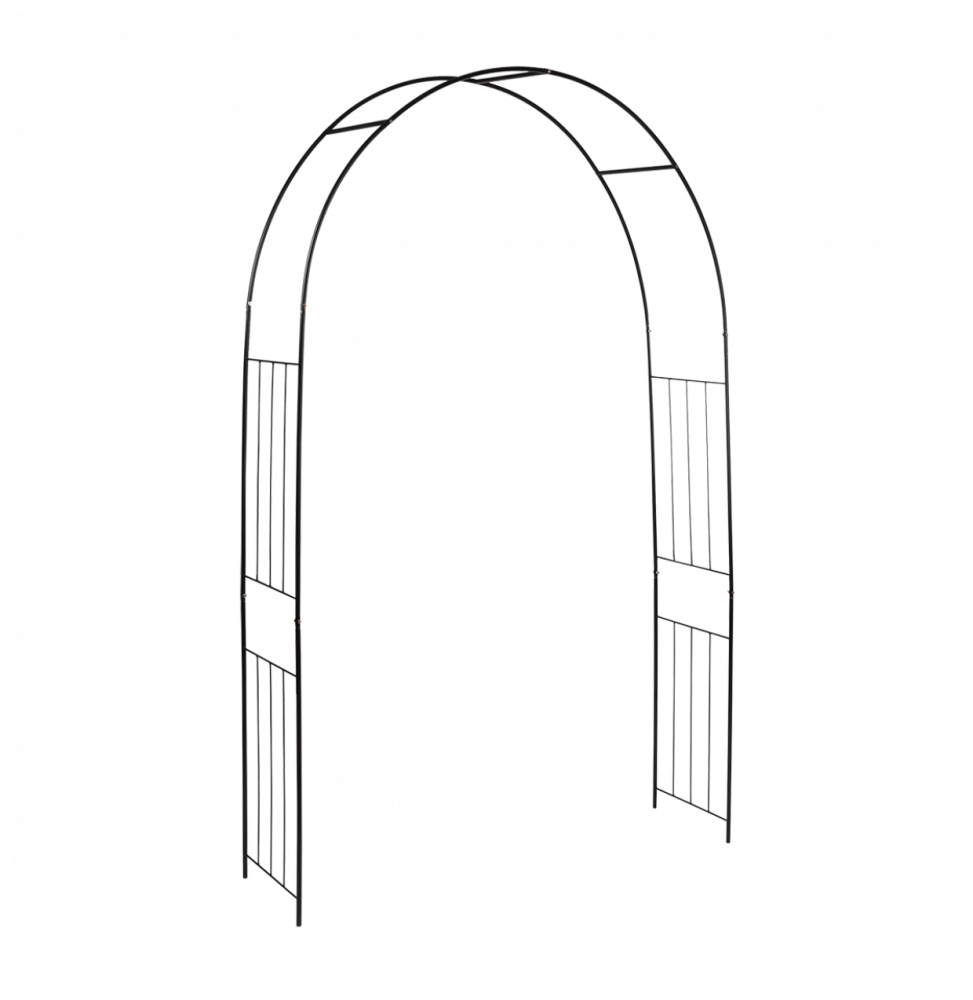Arche pour roses - L 37 x l 152,5 x H 217,5 cm - Fer