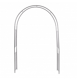 Arche pour roses - L 37 x l 152,5 x H 217,5 cm - Fer