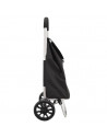 Chariot de shopping - L 48 cm x l 29,5 x H 99,5 - Noir