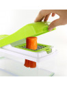 Mandoline multifonction - L 27,5 cm x l 11,5 cm x H 12,5 cm - Acier