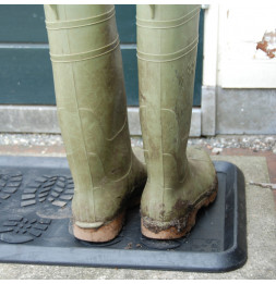 Tapis dépose bottes - 80 x 40 cm - Noir