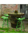 Chaise style tracteur - Fonte - Vert