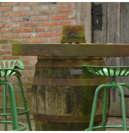 Chaise style tracteur - Fonte - Vert
