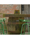 Chaise style tracteur - Fonte - Vert
