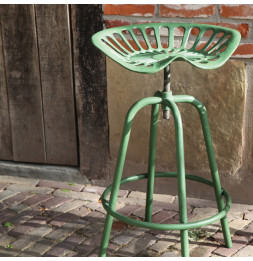 Chaise style tracteur - Fonte - Vert